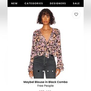 Free people sheer blouse